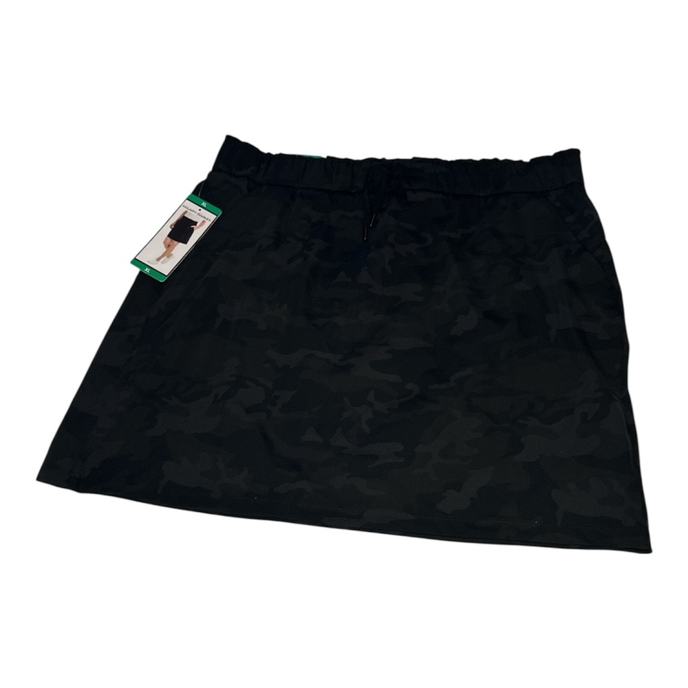 NWT Hilary Radley black camo skirt size XL